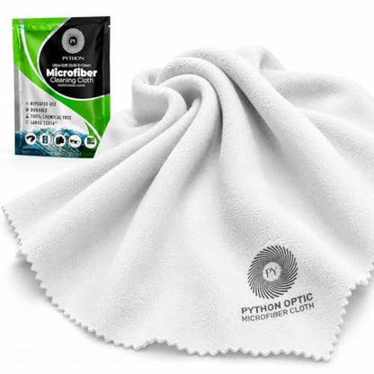 Premium OLED Microfiber Cleaning Cloth, 12 x 16 in | Premium 12x16 in low-lint cloth for OLED and QD-OLED monitors, TVs, lenses