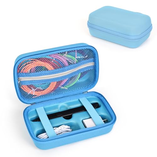 Hard Case Compatible with MYNT3D Super/Professional Printing 3D Pen, Portable Art Activity Set Carrier Case for Printing Strands and Accessories,Blue - color: Blue, size: Fits for MYNT3D Pen