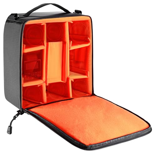 Neewer® Flexible Partition Camera Padded Bag Insert Protection Handbag for SLR DSLR Mirrorless Cameras and Lenses,Flash Light,Radio Trigger,Battery and Charger,Cables and Other Camera Accessories - style: Nb-pt