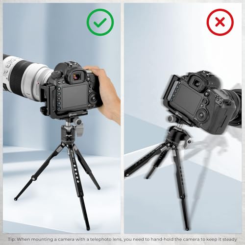 Leofoto MT-03 Tabletop Tripod, Aluminum Mini Tripod, 2 Leg Sections, Foldable Leg, Portable and Compact, 1/4" Mounting Stud and Accessories Thread (MT-03+LH-25) - style: MT-03+LH-25