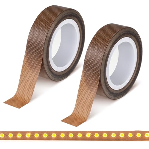 2PCS LED Diffuser Tape, 0.59in X 29.5ft Light Dimming Tape | Heat Resistant Anti-Glare, LED Light Strip Masking Tapes, Lighting Soften Cover Sticker, LED Lights Blocking Stickers