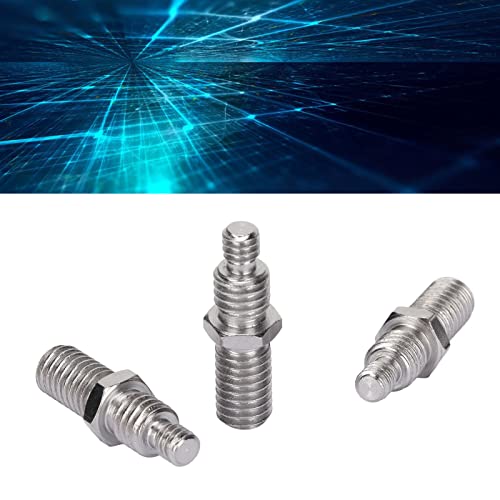 KIMISS 3Pcs 3/8 to 1/4in Male Threaded Screw Adapter Camera Tripod Mount Double Sided Standard Mounting Camera Screw Adapter Thread Camera Tripod Conversion Tripod Screw for Tripod PTZ