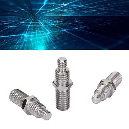 KIMISS 3Pcs 3/8 to 1/4in Male Threaded Screw Adapter Camera Tripod Mount Double Sided Standard Mounting Camera Screw Adapter Thread Camera Tripod Conversion Tripod Screw for Tripod PTZ