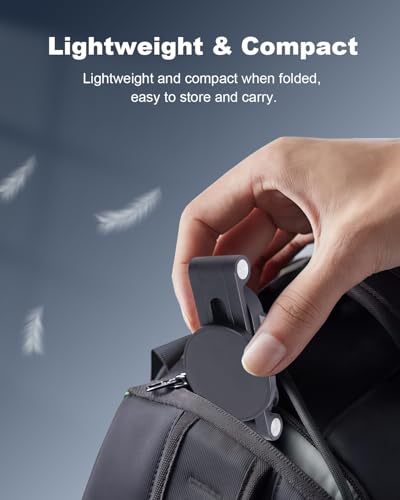 Aluminum Alloy Magnetic Phone Mount with 1/4" Screw & Arca Quick Release - Foldable Magnetic Holder for iPhone 16/15/14, Vlogging Tripod, Live Streaming Setup 814001