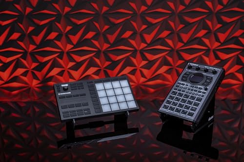 Headliner Adjustable Steel Desktop Production Stand (Small); Fits Small Synths, Samplers, Effects Modules, Drum Machines and more Music Production Gear for your Studio - size: Single-Tier Small Desktop Production Stand