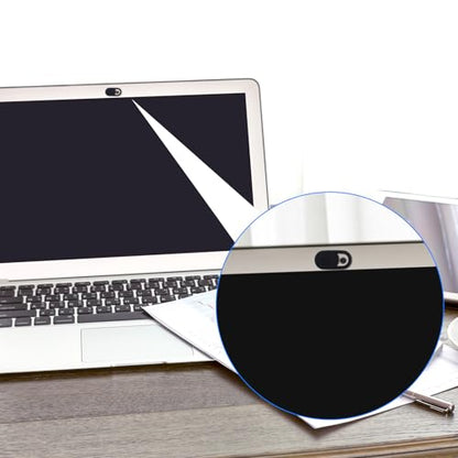 50 Pcs Webcam Cover, Black Practical Laptop Camera Cover Small Portable Phone Camera Covers for Compute Cell Phone PC Accessories to Protect Your Privacy and Security(Black, White) - color: Black, White