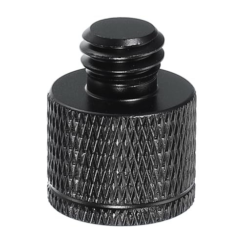 PATIKIL Tripod Screw Adapter M6 Female to 3/8" Male, Tripod Nut Connectors Camera Mount Screw Camera Double Head Converter for Microphone Holder Magic Arms Accessories - size: M6 to 3/8"
