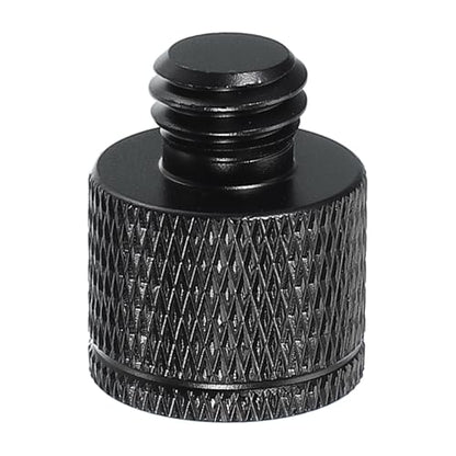 PATIKIL Tripod Screw Adapter M6 Female to 3/8" Male, Tripod Nut Connectors Camera Mount Screw Camera Double Head Converter for Microphone Holder Magic Arms Accessories - size: M6 to 3/8"