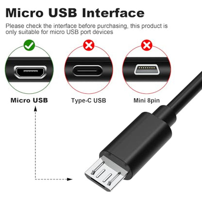 Camera USB Cable Compatible with Sony Alpha A6000 A6600 A6500 A6300 A6400 A5100 A5000, A77II A7IIK A99II, Cyber-Shot DSCHX200V, DSCHX400, DSCHX80, DSC-WX800 Data Charger Cord, 5FT