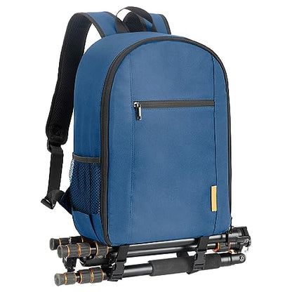 TARION Camera Bag Backpack for Photographers: Photography Camera Backpack with Laptop Compartment Waterproof Raincover Photo Backpack Bag Blue TB-M - color: Blue, size: Medium
