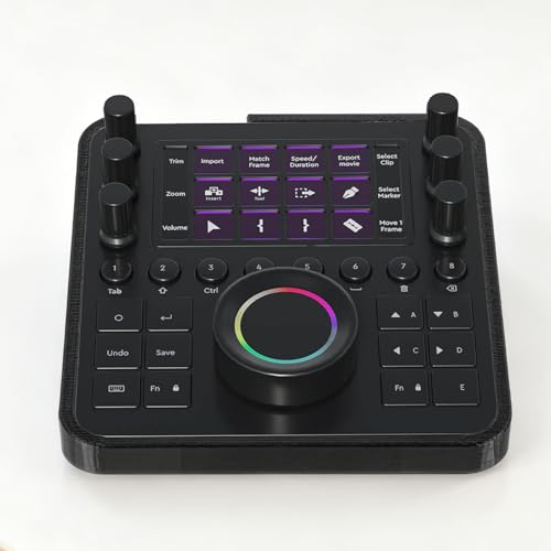 Desktop Mount Compatible with Loupedeck CT, 15° Tilt Stand with Anti-Slip Base & Cable Management