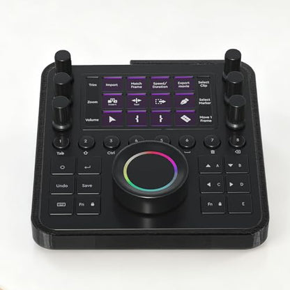 Desktop Mount Compatible with Loupedeck CT, 15° Tilt Stand with Anti-Slip Base & Cable Management
