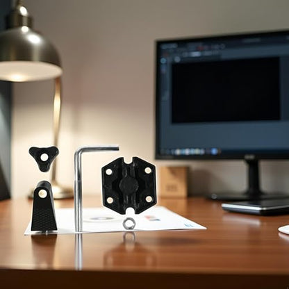 Bracket Clamp Accessories Holder Fit for Mic Clamps Fixed Metal Desk Lamp Clip Fittings Screw Camera Flash Mount Clamp Bracket Monitor Magic Socket Arm Clamp, Computer Monitor Accessories 1 Set