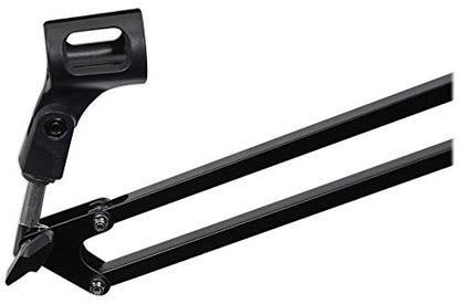 Rockville DMS40 40" Microphone Boom Arm Studio Podcast USB Mic Stand | Desk Clamp, Steel Construction, Internal Springs, Articulating, Aluminum Alloy Clamp, Fits desk less than 2" thick - size: 40"