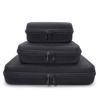 EVA Digital Storage Bag Shockproof Electronics Organizer with Adjustable Dividers for Camera Drone Hard Drive Small Largev - size: S