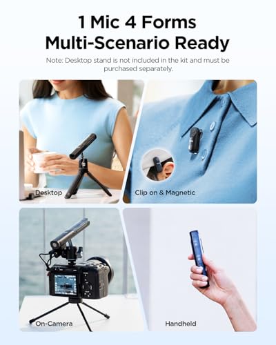 BOYA Magic USB-C Wireless Lavalier Microphone, 30Hrs Battery,328FT Los Range, Safety Track&Limiter, Ai Noise Reduction Type-C Wireless Lapel Mini Mic for Android iPhone 17/16 Audio Video Live YouTube - style: Magic-05(USB Type-C)