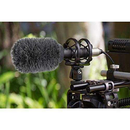 YOUSHARES Deadcat Wind Muff for Rode NTG4,MKE 600 Shotgun Microphones, Audio-Technica AT875R Shotgun Microphones, Windscreen Up to 4.7" Long - color: NTG4 Shag