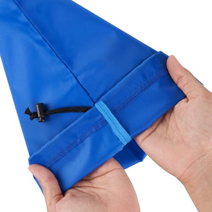 PALTERWEAR Drawstring Bag with Toggle - Nylon Cinch and Ditty Pouch for Shoes, Pantry, Closet, Travel (Red, 12 x 16 Inch, Set of 6) - color: Blue, size: 12 x 16 Inch