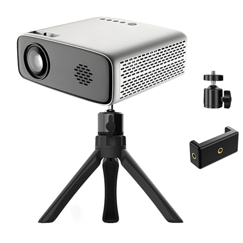 JCWINY Mini Projector Stand - Table Top Tripod with Tilt Angle Adjustable Small Tripod for Projectors, Cameras, DSLR, Smartphones