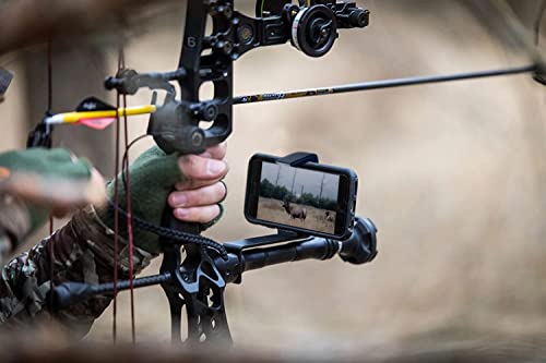 Smartphone Camera Bow Phone Mount for Use with iPhone,Samsung,gopro, and More, ⅡUpgrade