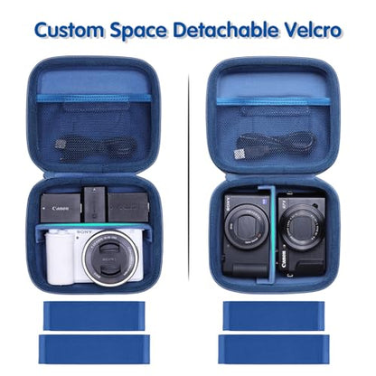 XANAD Hard Case for Sony a6400/a6700/a6100/a6000/a5000/a5100/ZV-E10/ZVE10 II or Fujifilm X100VI / X100V Digital Camera (Blue) - color: Blue