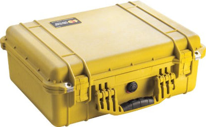 Pelican 1500 Case With Foam (Yellow) - color: Yellow, style: Single