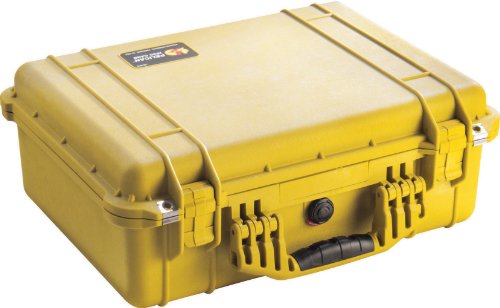 Pelican 1500 Case With Foam (Yellow) - color: Yellow, style: Single