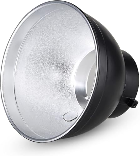 Godox AD-R6 169mm Approx 7" Standard Bowens Mount Reflector for Godox AD600B AD600BM AD600Pro AD600Pro II MS200 MS300 Aputure Amaran 100D 100X 200D 200X