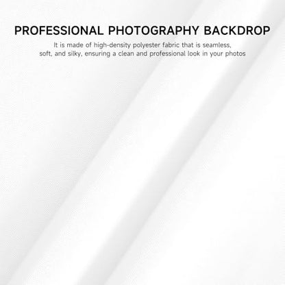 YSKE-Professional White Photography Backdrop10X7ft - Machine Washable Seamless Background for Studio & Video - color: White, size: 10X7