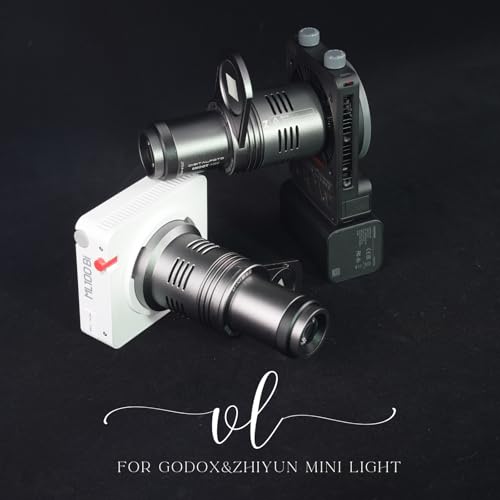 CX100 Mini Optical Snoot Gobos Accessories with ZY Mount Adapter, Spotlight Attachment Shape Light Compatible with ZHIYUN Molus X100,CX100,GodoxG ML100BI,ML100R - size: Bowens Mount Max