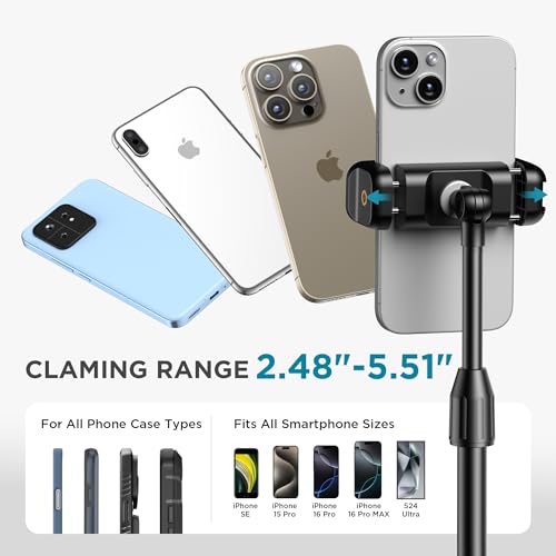 InnoGear Webcam Mount for Desk, Table Telescopic Webcam Stand with Phone Holder for Camera Webcam C922 C930e C920S C920 C615 C960 C920x BRIO 4K NexiGo N60, Right Light, GoPro with 1/4" Thread - style: Extendable Stand