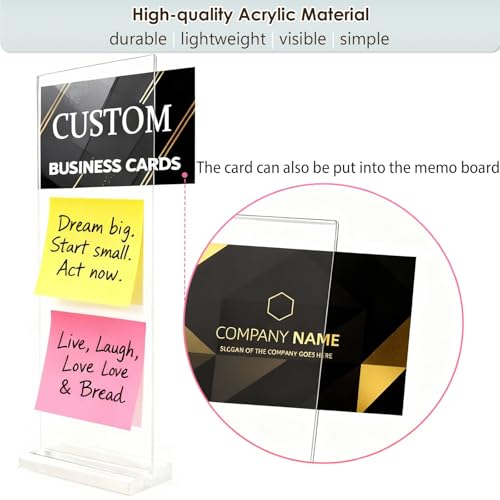 2PCS Removable Monitor Memo Board Sticky Note Holder for Computer Screen Clear Message Board for Office Desk Accessories Acrylic Monitor Side Panel for Home