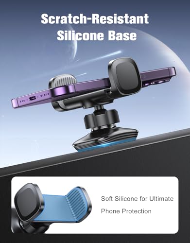 2026 Multi-functional Magnetic Phone Holder for Gym Golf Cart, 360° Rotatable Gym Phone Holder Camera Bracket Workout Record, or Any Metal Surface, Gym Magnet Phone Mount Fits for 4.7-7" Phones
