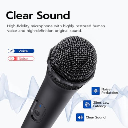 Mcbazel Wireless USB Gaming Microphone Compatible with Xbox Series X/S, PS5, Switch OLED, NS Switch/Switch2, PC, PS4, PS3, PS2, Xbox One X/S, Xbox One, Xbox 360, Wii - size: 1 Pack