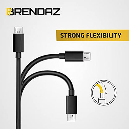 BRENDAZ 15-Ft USB 2.0 Type A Male to Micro Type B Male Cable Compatible with Nikon UC-E20 Cable and w/ D3500, D5600, D7500 DSLR and Z 50 Mirrorless Digital Camera (15-Feet)