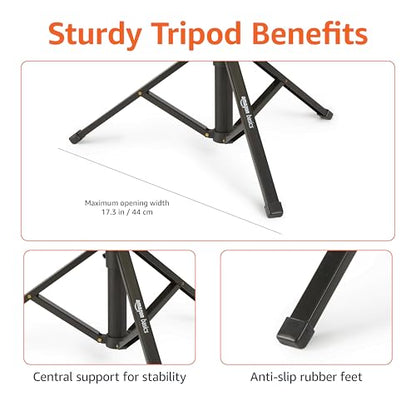 Amazon Basics 64-inch Extendable Tripod for iPhones and Smartphones, Selfie Stick Mode and Phone Tripod Mode, Black - size: 64-inch