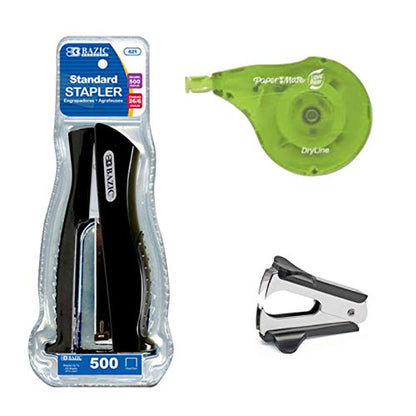 Home or Office Desk Supplies Starter Kit | Teacher's Desk Starter Kit | Remote Learning Kit | 11 - Piece Bundle