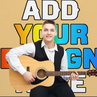 Custom Photography Cloth Design Your Own Photo Logo Text Personalized Backdrops Non-Reflective Non-Penetrating Photoshoot Background Screen Portrait Studio Photobooth Drops 56 X 79 Inches, Beige - color: Beige, size: 56"×79"