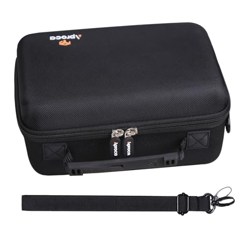 Aproca Case Compatible with Canon EOS Rebel T7, T7i, T8i, R100, R50, R5, R6 Mark II, R7, R8 Camera, Portable Storage Bag with 4 DIY Dividers and Shoulder Strap -Black - color: Black-DIY
