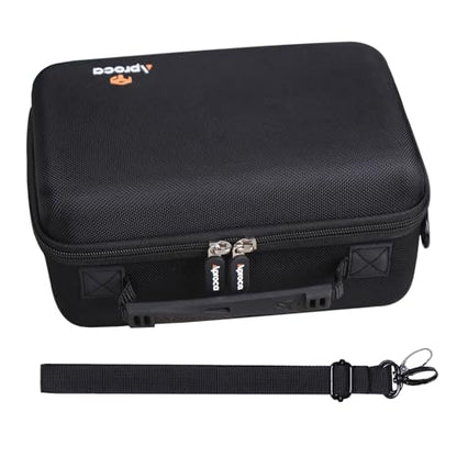 Aproca Case Compatible with Canon EOS Rebel T7, T7i, T8i, R100, R50, R5, R6 Mark II, R7, R8 Camera, Portable Storage Bag with 4 DIY Dividers and Shoulder Strap -Black - color: Black-DIY