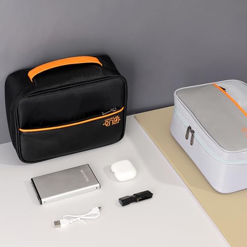 Organizer Bag Big Case Cable Electronic Devices Travel Pouch USB Charger Accessories Mouse Phone SD Power Bank Earphone - color: Wine Red