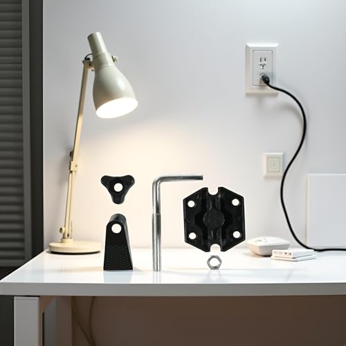 Bracket Clamp Accessories Holder Fit for Mic Clamps Fixed Metal Desk Lamp Clip Fittings Screw Camera Flash Mount Clamp Bracket Monitor Magic Socket Arm Clamp, Computer Monitor Accessories 1 Set