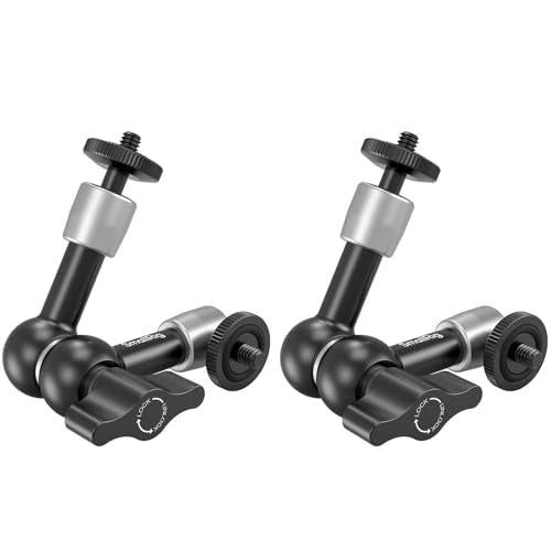 SMALLRIG 5.5-inch Magic Arm 2-Pack, Articulating Adjustable Friction Arm Mount with 1/4"-20 Thread Screw, for Camera Monitor/LED Light Setup, 5316 - style: 2-Pack