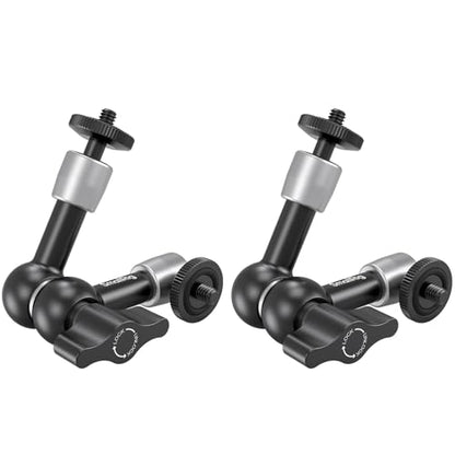 SMALLRIG 5.5-inch Magic Arm 2-Pack, Articulating Adjustable Friction Arm Mount with 1/4"-20 Thread Screw, for Camera Monitor/LED Light Setup, 5316 - style: 2-Pack