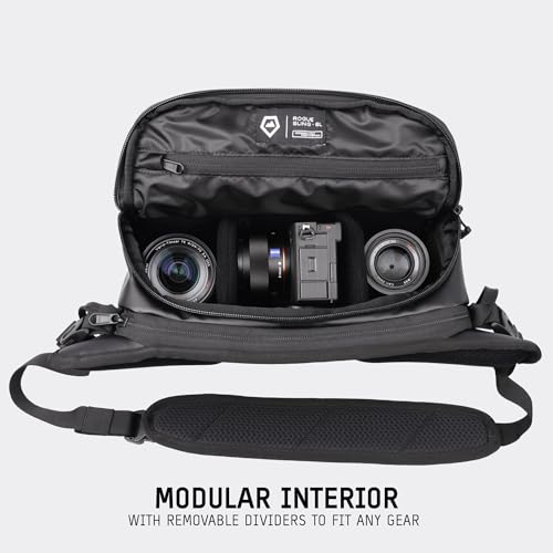 WANDRD ROGUE V1 6L Sling: Compact Camera Sling and Crossbody Bag with Fast Access, 3-Way Carry– Lightweight Everyday Bag Great for Travel, Photography, and Daily Use (Black) - color: Black
