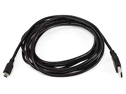 Monoprice 10-Feet USB A to mini-B 5pin 28/28AWG Cable (103897) Black - size: 10 Feet