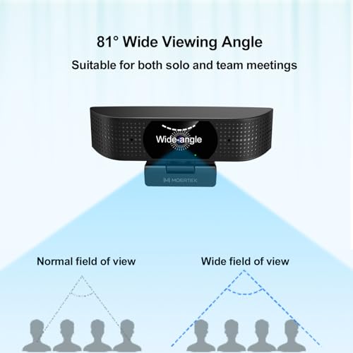 4K Webcam for PC, Ultra HD 4K 12MP Webcam with Dual Noise-Reducing Mics, PDAF Autofocus, Streaming Camera for PC, Mac, Laptop, 81° FOV, Ideal for High-end Business Meeting with Skype, Teams, Zoom - style: 4K Webcam with PDAF Fast Auto Focus