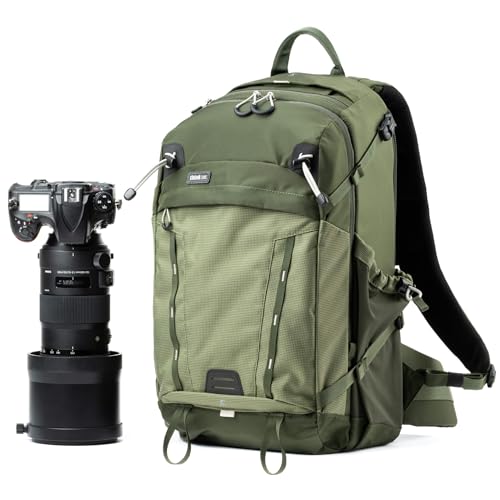 Think Tank BackLight 26L Camera Daypack Backpack for DSLR, Mirrorless, Photography and Video - Montane Green - color: Montane Green, size: 26 Liters