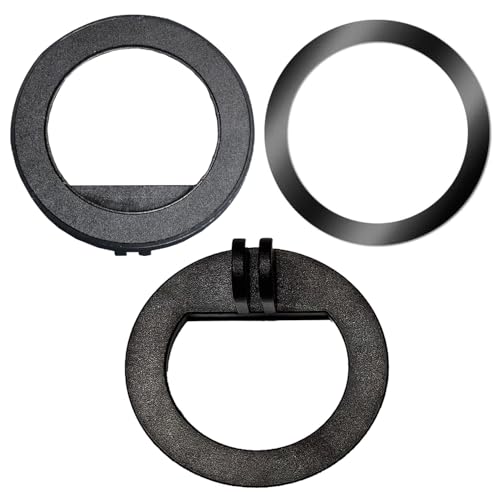 Magnetic Tripod Phone Holder Mount Adapter for MagSafe iPhone Gopro Jaws Flex Clamp Mount Action Camera Tripod Wrist Strap Mounts Selfie Stick Chest Mount Harness Backpack Mounting Clip