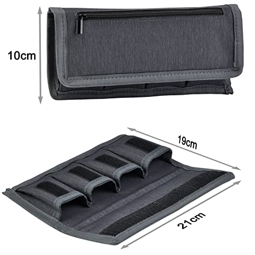 2Pcs Battery Storage Case Bag for LP-E6 EN-EL15 NP-FW50 NP-F550 DSLR Camera Batteries and AA AAA Battery